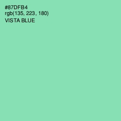 #87DFB4 - Vista Blue Color Image