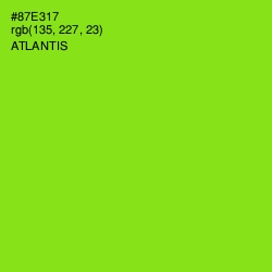 #87E317 - Atlantis Color Image