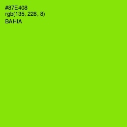 #87E408 - Bahia Color Image