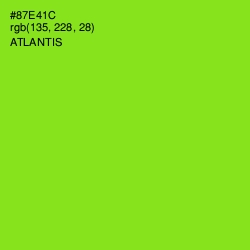 #87E41C - Atlantis Color Image