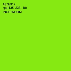 #87E912 - Inch Worm Color Image