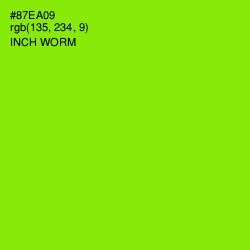 #87EA09 - Inch Worm Color Image