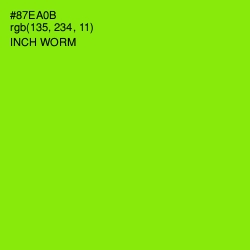#87EA0B - Inch Worm Color Image