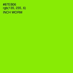 #87EB06 - Inch Worm Color Image