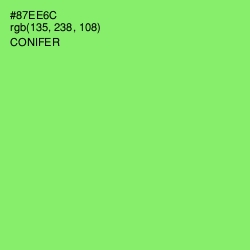 #87EE6C - Conifer Color Image