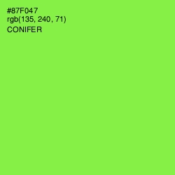 #87F047 - Conifer Color Image