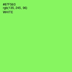 #87F560 - Conifer Color Image