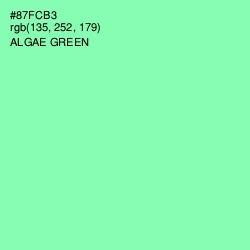 #87FCB3 - Algae Green Color Image