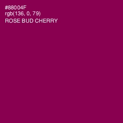 #88004F - Rose Bud Cherry Color Image