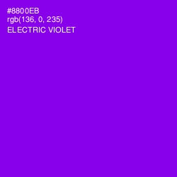 #8800EB - Electric Violet Color Image