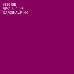 #88015E - Cardinal Pink Color Image