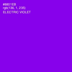 #8801EB - Electric Violet Color Image