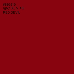 #880510 - Red Devil Color Image