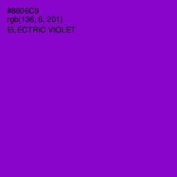 #8806C9 - Electric Violet Color Image