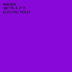 #8808D9 - Electric Violet Color Image