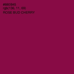 #880B45 - Rose Bud Cherry Color Image