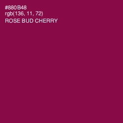 #880B48 - Rose Bud Cherry Color Image