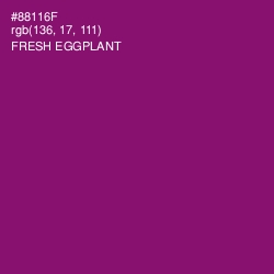 #88116F - Fresh Eggplant Color Image