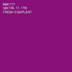 #881177 - Fresh Eggplant Color Image
