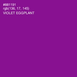 #881191 - Violet Eggplant Color Image