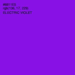 #8811E5 - Electric Violet Color Image