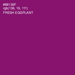 #88136F - Fresh Eggplant Color Image