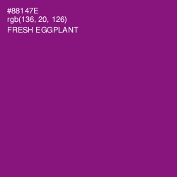#88147E - Fresh Eggplant Color Image