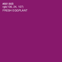 #88186B - Fresh Eggplant Color Image