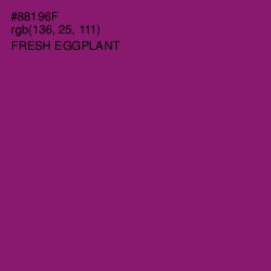 #88196F - Fresh Eggplant Color Image