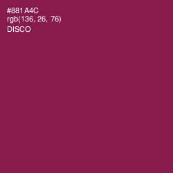 #881A4C - Disco Color Image