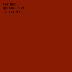 #881B02 - Totem Pole Color Image