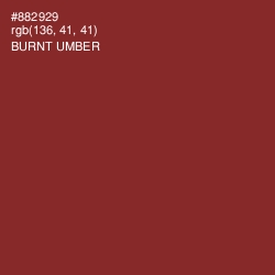 #882929 - Burnt Umber Color Image