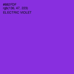 #882FDF - Electric Violet Color Image