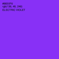 #8830F6 - Electric Violet Color Image
