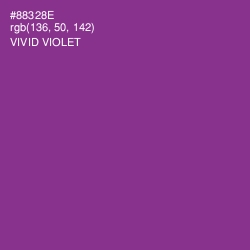 #88328E - Vivid Violet Color Image