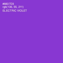 #8837D3 - Electric Violet Color Image