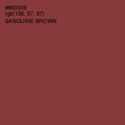 #883939 - Sanguine Brown Color Image