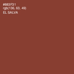 #883F31 - El Salva Color Image