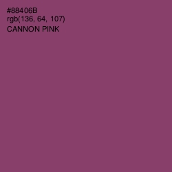 #88406B - Cannon Pink Color Image