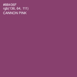 #88406F - Cannon Pink Color Image