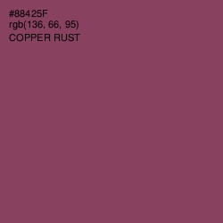 #88425F - Copper Rust Color Image