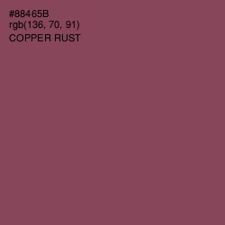 #88465B - Copper Rust Color Image