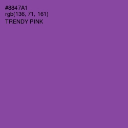 #8847A1 - Trendy Pink Color Image