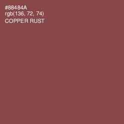 #88484A - Copper Rust Color Image