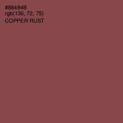 #88484B - Copper Rust Color Image