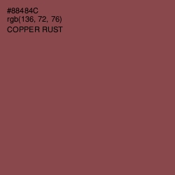 #88484C - Copper Rust Color Image