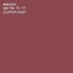 #88484D - Copper Rust Color Image