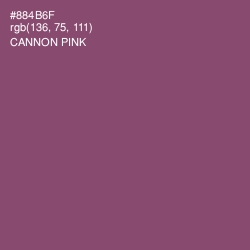 #884B6F - Cannon Pink Color Image