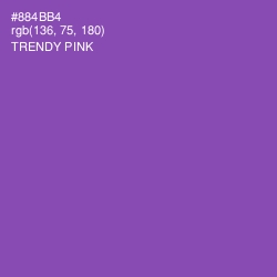 #884BB4 - Trendy Pink Color Image