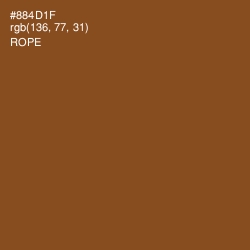 #884D1F - Rope Color Image